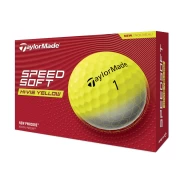 Taylor Made SpeedSoft yellow 12-pack piłki golfowe
