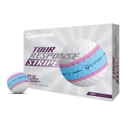 Taylor Made Tour Response Stripe blue/pink 12-pack piłki golfowe