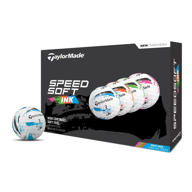 Taylor Made SpeedSoft INK Multipack 12-pack piłki golfowe