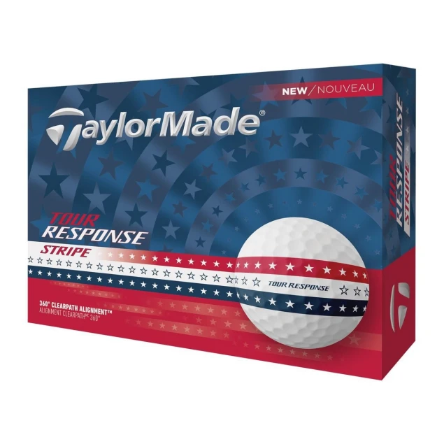 Taylor Made Tour Response Stripe USA 12-pack piłki golfowe