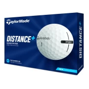 Taylor Made Distance+ 12-pack (białe i żółte) piłki golfowe