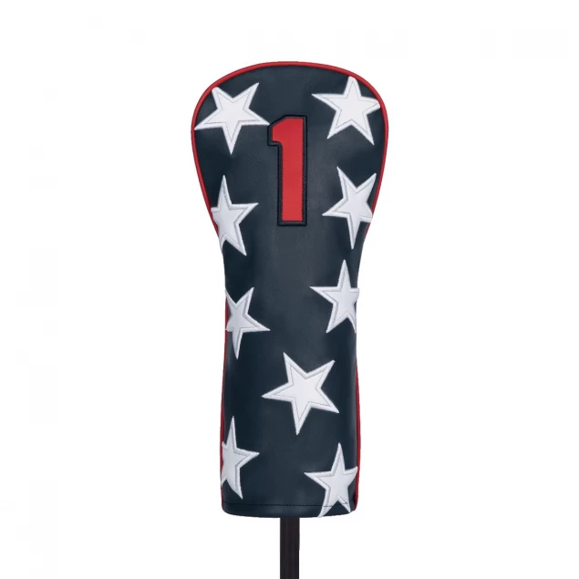 Titleist Stars & Stripes Headcover driver/wood/rescue skórzany pokrowiec na kija golfowego