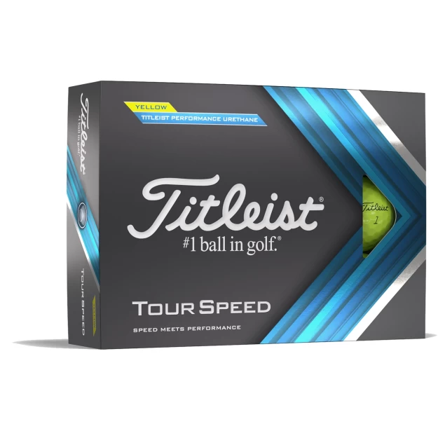 Titleist Tour Speed yellow 12-pack piłki golfowe