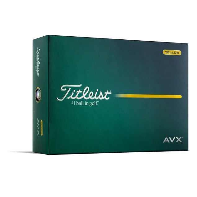 Titleist AVX yellow 12-pack piłki golfowe