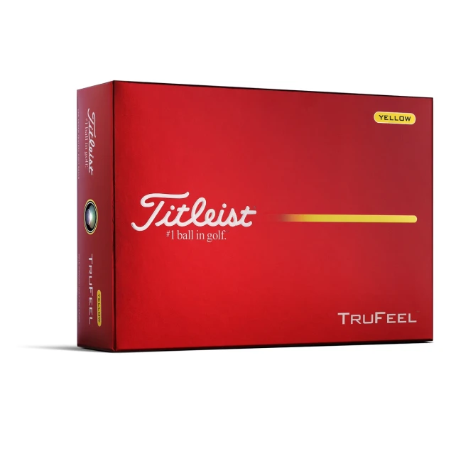 Titleist TruFeel yellow 12-pack piłki golfowe