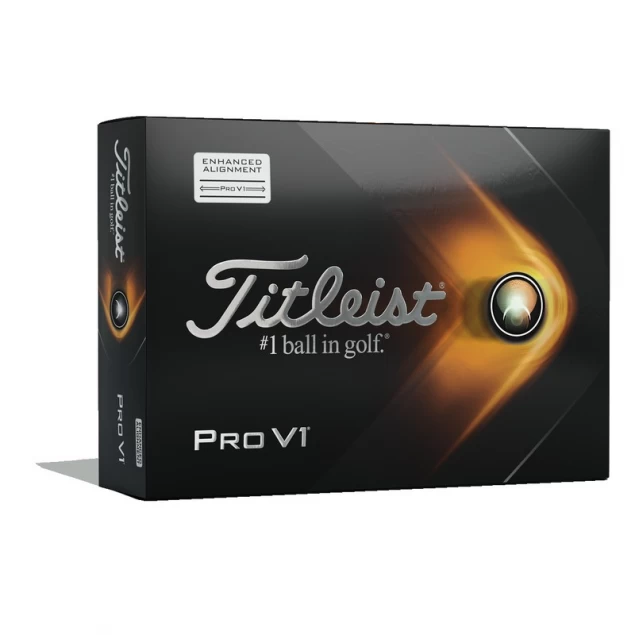 Piłki golfowe Titleist ProV1 AIM with Enhanced Alignment 12-pack 