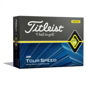 Titleist Tour Speed yellow 12-pack piłki golfowe