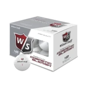 Piłki golfowe Wilson Staff Premium Cosmetic Blemish white 12-pack