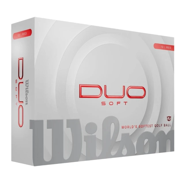 Wilson Staff DUO Soft red 12-pack piłki golfowe
