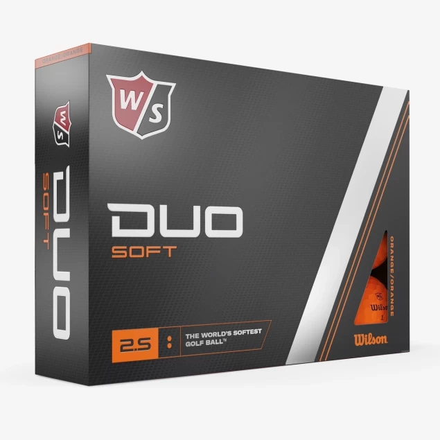 Wilson Staff DUO Soft orange 12-pack piłki golfowe