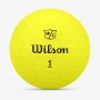 Wilson Staff DUO Soft yellow 12-pack piłki golfowe