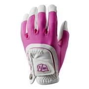 Wilson Staff Fit-All Ladies One Size white/pink rękawiczka golfowa
